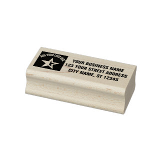 Returadress för företag | Logotyp för Anpassningsb Stämpel