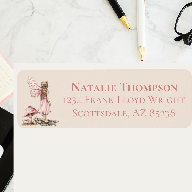 Returadress för första Födelsedagsfestens Anpassni Etikett (Skapare uppladdad)