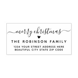 Returadress för Helgdag i god jul Stämpel