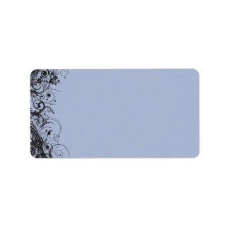 Returadress för inbjudan till spiral & STARS-bröll Adressetikett