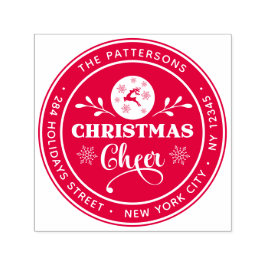 Returadress för julCheer Winter Personal Självfärgande Stämpel