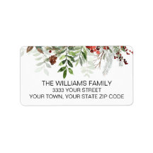 Returadress för julgrensens Blommigt