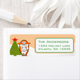 Returadress för Julkogården Dairy Farm Returadress Etikett