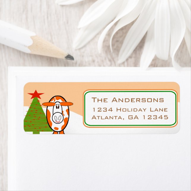 Returadress för Julkogården Dairy Farm Returadress Etikett (Insitu)