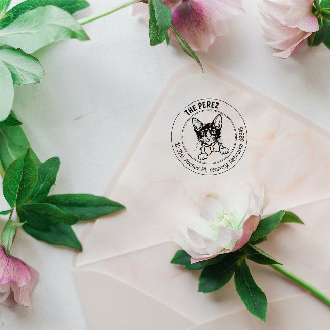 Returadress för kundkassa för bärbara datorer stämpel (Skapare uppladdad)