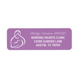 Returadress för laktationskonsult  för klinisk Lil Etikett