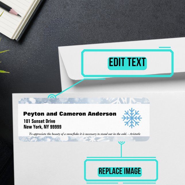 Returadress för Mest Personlig i december Etikett (Please enjoy our mailing labels. There is one for every month.)