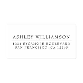 Returadress för minimal Chic för elegant Självfärgande Stämpel