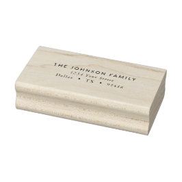 Returadress för modernt klassiskt kuvert stämpel