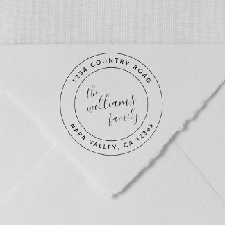 Returadress för Namn-runda i Anpassningsbar-skript Stämpel