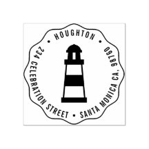 Returadress för Nautisk fyr runda familjen