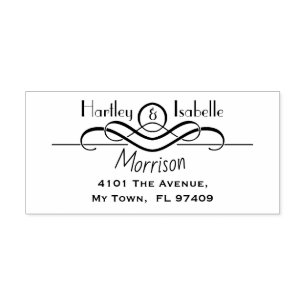 Returadress för Personlig av anpassningsbar Självfärgande Stämpel