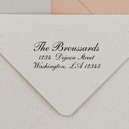 Returadress för Personligen snyggt Självfärgande Stämpel