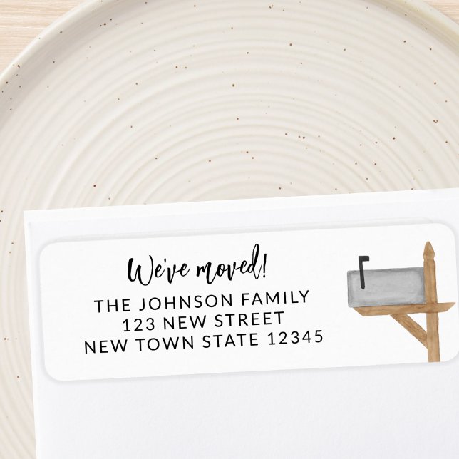 Returadress för postlåda etikett (Skapare uppladdad)