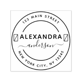 Returadress för professionell eller personlig Eleg Självfärgande Stämpel