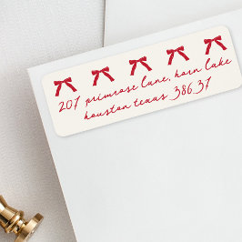 returadress för röda vinbärsbögar från vindrutetor etikett