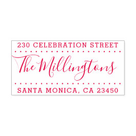 Returadress för självtryckande Adress-delning för  Självfärgande Stämpel