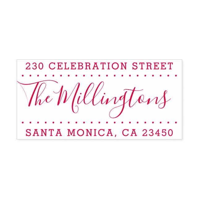 Returadress för självtryckande Adress-delning för  Självfärgande Stämpel (Design)