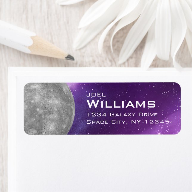 Returadress för Solsystemsrymden för planetkvicksi Etikett (Insitu)