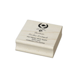 Returadress för Student-kapsyl för läder-andedräkt Stämpel