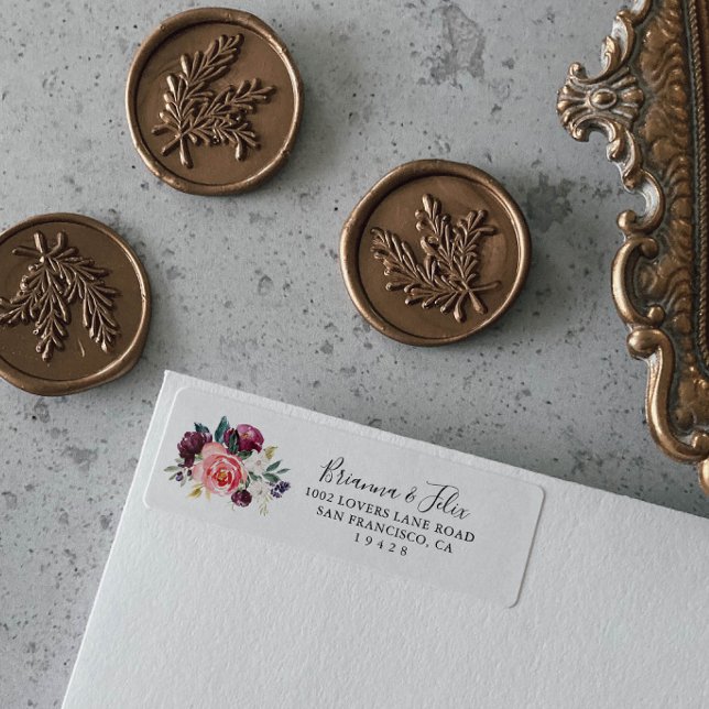 Returadress för Tropiska färgämnen under sommarBlo Etikett (Skapare uppladdad)