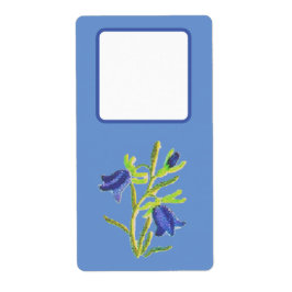 Returadress-fraktsetiketter blomma stil-design fraktsedel