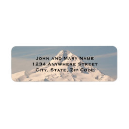 Returadress från toppmötet om snöberg returadress etikett