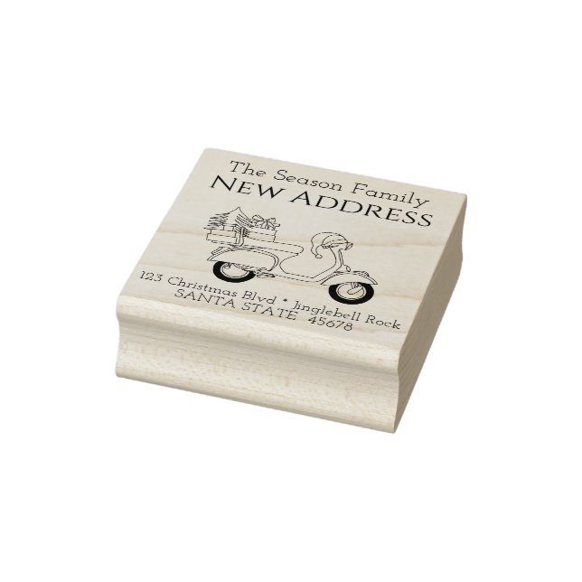 Returadress frimärke i julfotboll stämpel (Stämpel)