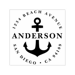 Returadress frimärke, perfekt present självfärgande stämpel