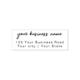 Returadress Modern Minimalistskript Självfärgande Stämpel