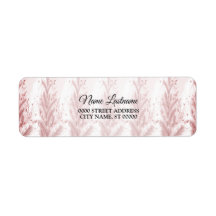 Returadress Röd jul Gräs Träd Snö