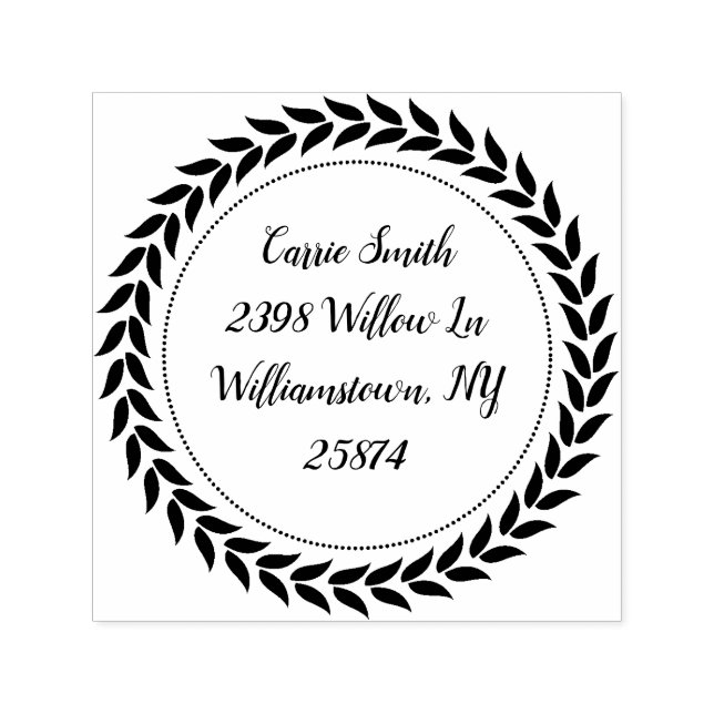 Returadress Självfärgande Stämpel (Design)