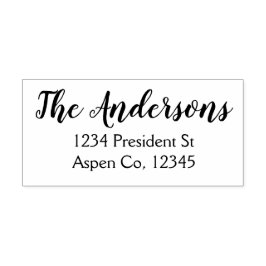 Returadress Självfärgande Stämpel