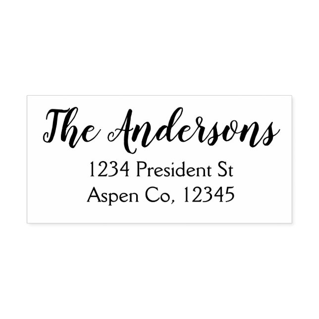 Returadress Självfärgande Stämpel (Design)