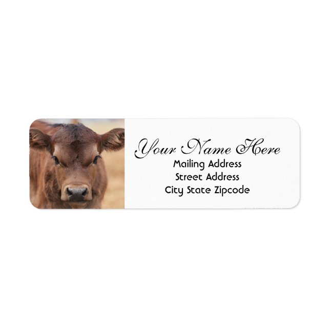 Returadressen Adsible Brown Calf Returadress Etikett (Framsidan)