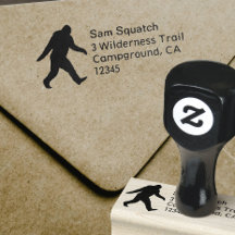 Returadressen Bigfoot Silhouette Sasquatch