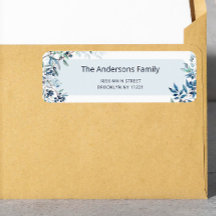 Returadressen Blueberry Baby Shower