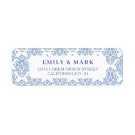 Returadressen Bröllop i Medelhavsområdet Returadress Etikett