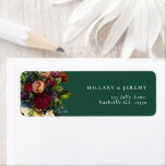 Returadressen Bröllop i moody Blommigt Emerald Returadress Etikett<br><div class="desc">Vi presenterar vår Moody Emerald Grönt Winter Blommigt Bröllop Stationery Collection - med elegant, moody emerald bröllop-stationär, wintergreen blommigt inbjudan och slående annalkande bröllopsinbjudningar i grönt. Perfekt för en romantisk vintersvep firande, den här samlingen erbjuder en vacker bröllopsinbjudan för moody blommigt bröllop och vintersvit för blommigt för att ange tonen...</div>