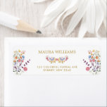Returadressen Colorful Vår Wildblomskugga Returadress Etikett<br><div class="desc">Den bekväma designen har färgstarka,  vattenfärgade vilda blommor blandade med lush grey foliage. Använda fält att anpassa etiketterna med egna formuleringar och detaljer. Om du vill ändra teckensnittet stil,  färg eller textplacering klickar du bara på knappen "Anpassa ytterligare".</div>