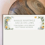 Returadressen Colorful Wildblomma Vår bröllop Returadress Etikett<br><div class="desc">Lägg till en blooming elegance i ditt bröllop-kontor med färgmärket Colorful Wildblomma Vår bröllop Return Address Label. Perfekt för en bakgård i vår eller sommar bröllop har dessa adressetiketter för personlig en levande utformning som inspireras av ömtåliga blommor från sommarblommor i blommigt. Den charmerande vildblomens motiv ger varje kuvert en...</div>