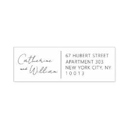 Returadressen Dela ut design självbläddra i Frimär Självfärgande Stämpel