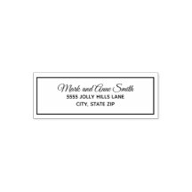 Returadressen Efternamn på efternamn i Typografi-f