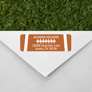 Returadressen Football Player Boll Anpassningsbar Returadress Etikett