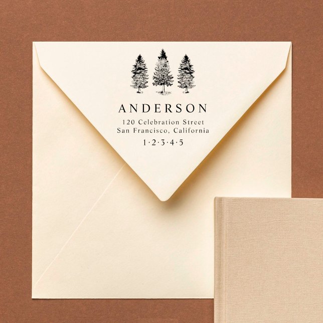 Returadressen för Anpassningsbarna Rustic Gräs Trä Stämpel (Skapare uppladdad)