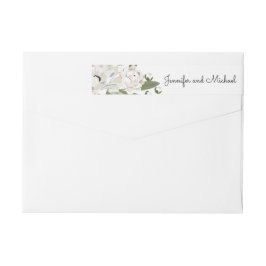 Returadressen för Elfenbenskusten och Bröllop Spr Etikettband