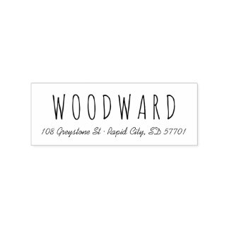 Returadressen Frimärke för enkel handskriftsskript Stämpel