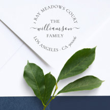 Returadressen Klassisk Runda Finare-skript-familj