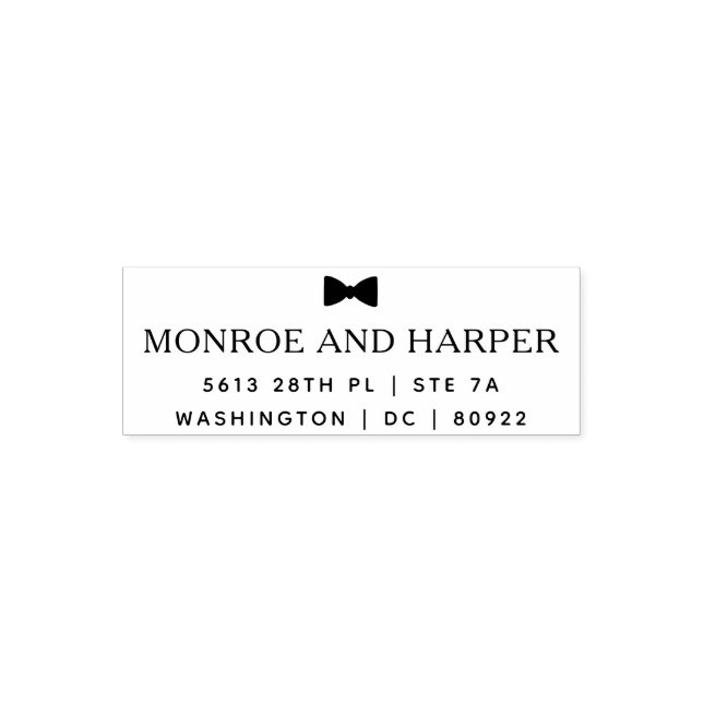 Returadressen Klassiskt fält Självfärgande Stämpel (Design)