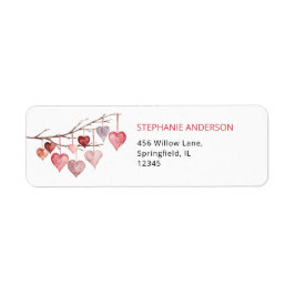 Returadressen Little Swehoney Valentines Returadress Etikett
